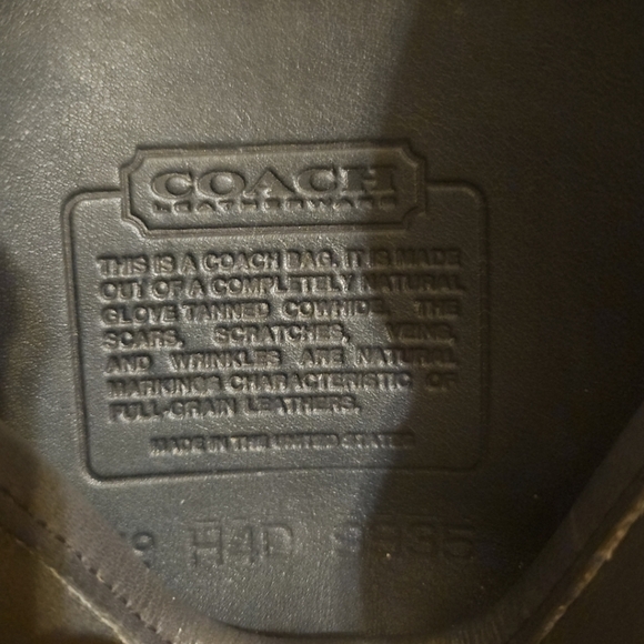 RARE 1990’s COACH HADLEY #9935 Crossbody in Navy - Picture 11 of 12